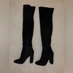 Suede Thigh High Boots